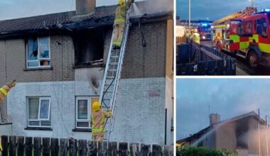 Probe after arson attack and windows smashed at Ballymena house