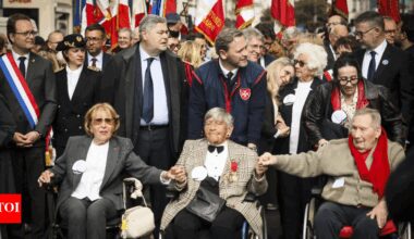 France marks 80th anniversary of Nazi surrender, WWII survivors reflect on their haunting memories