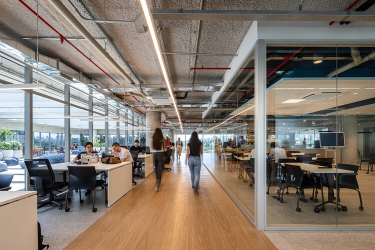 Link School of Business / Perkins&Will - Interior Photography, Lighting, Chair, Glass