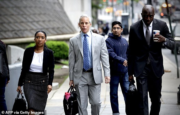 Sean 'Diddy' Combs's attorney Brian Steel arrives at the Southern District of New York Federal Court, as jury selection begins in Sean "Diddy" Combs' federal sex crimes trial in New York on May 5, 2025. Jury selection begins Monday in New York in the blockbuster federal sex trafficking trial of music mogul Sean "Diddy" Combs, who stands accused of years of harrowing abuse. (Photo by kena Betancur / AFP) (Photo by KENA BETANCUR/AFP via Getty Images)