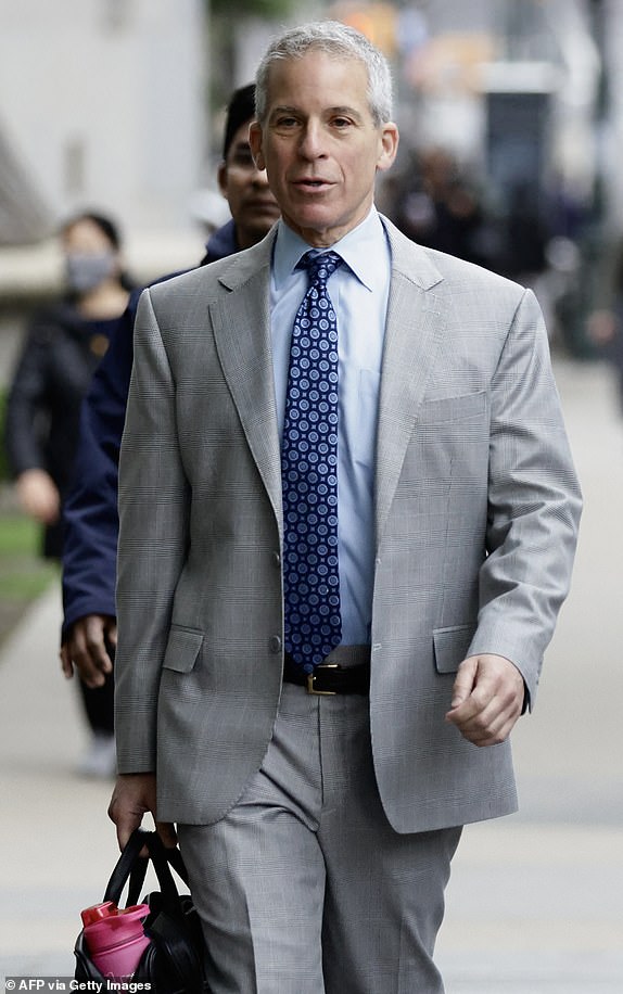 Sean 'Diddy' Combs's attorney Brian Steel arrives at the Southern District of New York Federal Court, as jury selection begins in Sean "Diddy" Combs' federal sex crimes trial in New York on May 5, 2025. Jury selection begins Monday in New York in the blockbuster federal sex trafficking trial of music mogul Sean "Diddy" Combs, who stands accused of years of harrowing abuse. (Photo by kena Betancur / AFP) (Photo by KENA BETANCUR/AFP via Getty Images)