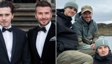 David Beckham, 50, sends message to son Brooklyn, 26, as he addresses absence for first time amid family 'rift'