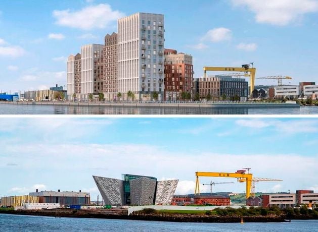 New York Times piece on Belfast features picture of Titanic view that no longer exists after Loft Lines construction