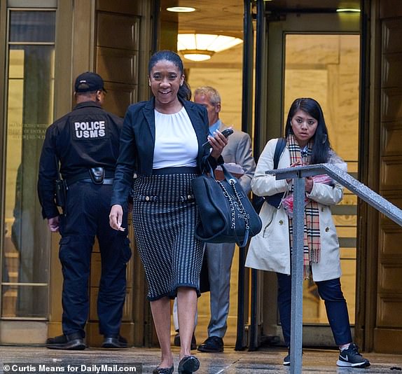 Sean Combs defense lawyers leave Manhattan Federal Court after the 1st day of jury selection begins. Pictured: Nicole Westmoreland
