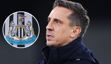 Gary Neville thinks Newcastle have a 'real problem' amid Champions League push