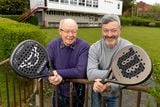 thumbnail: Jack Edmonds, Secretary of Shorts Recreation and Sports Club, and Pete Boyle of Let’s Go Padel