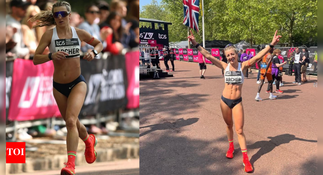 ‘Where are her clothes?’: Holly Archer shuts down backlash over London marathon outfit | International Sports News