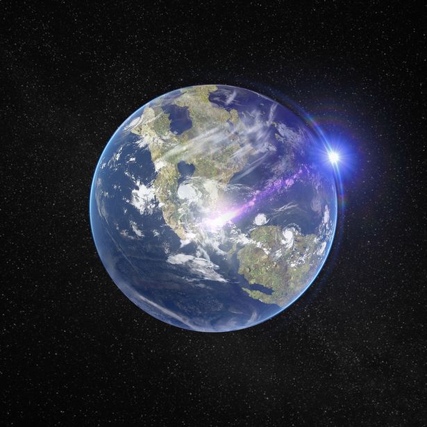 An asteroid 10 to 12 km wide hit central America 66 million years ago and wiped out the dinosaurs