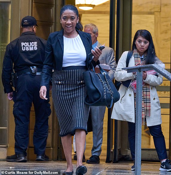 Sean Combs defense lawyers leave Manhattan Federal Court after the 1st day of jury selection begins. Pictured: Nicole Westmoreland