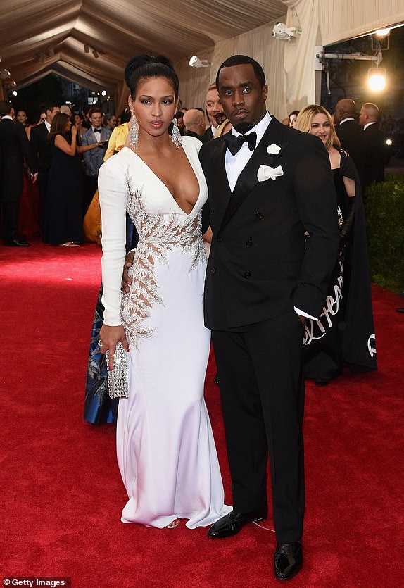 NEW YORK, NY - MAY 04:  Cassie Ventura (L) and Sean Combs attend the "China: Through The Looking Glass" Costume Institute Benefit Gala at the Metropolitan Museum of Art on May 4, 2015 in New York City.  (Photo by Larry Busacca/Getty Images)