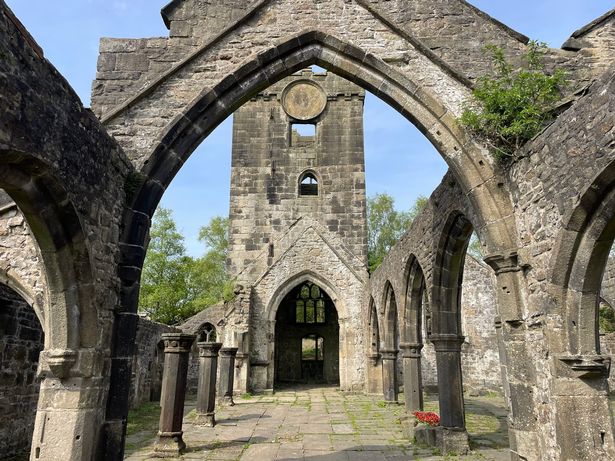 The remains of the St Thomas a Becket Church