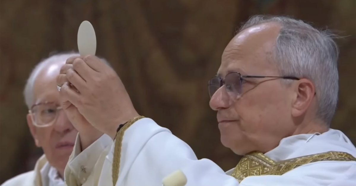 Pope Leo XIV wears Apple Watch in first official mess