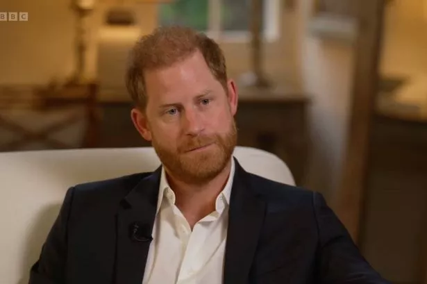 Prince Harry in a BBC interview