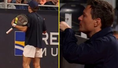Tennis star confronts fan mid-match with umpire forced to step in