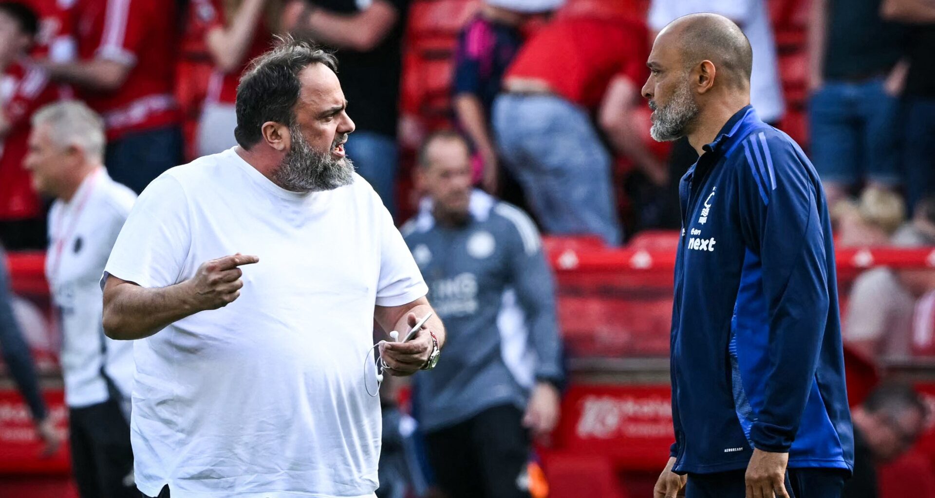 'This is normal' - Ex-Chelsea player responds after Gary Neville blasts 'scandalous' Evangelos Marinakis meltdown