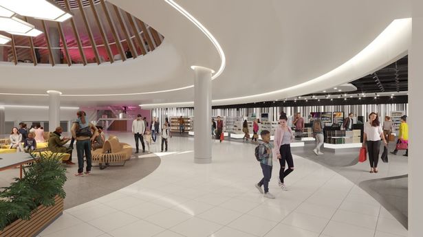 Computer-generated images showing what the new T3 at Manchester Airport will look like