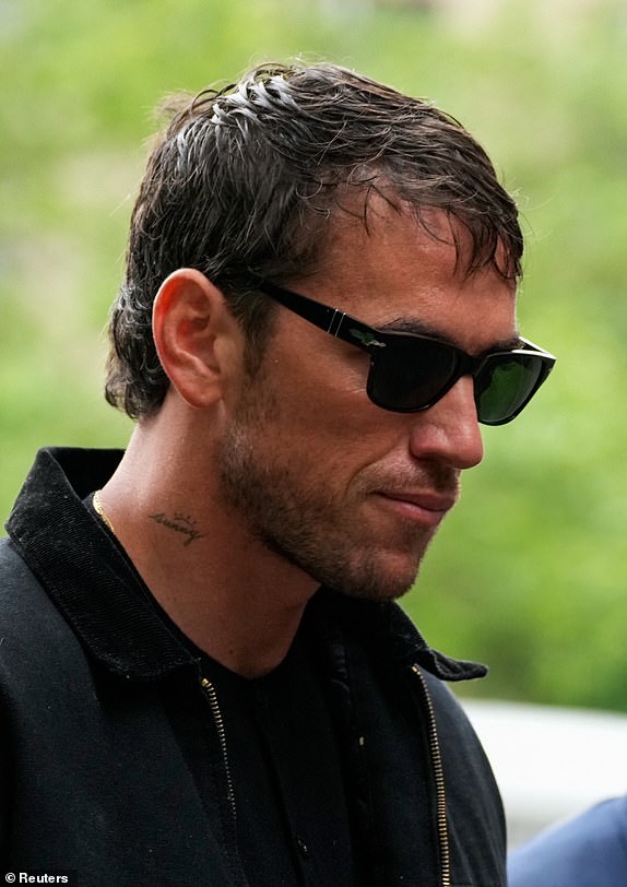 Alex Fine, husband of Casandra Ventura, known as Cassie, arrives at court for Sean "Diddy" Combs sex trafficking and racketeering conspiracy trial at U.S. court in Manhattan, in New York City, U.S., May 13, 2025. REUTERS/Eduardo Munoz