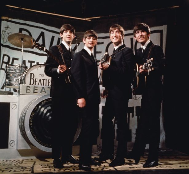 Paul McCartney, Ringo Starr, John Lennon and George Harrison in 1963
