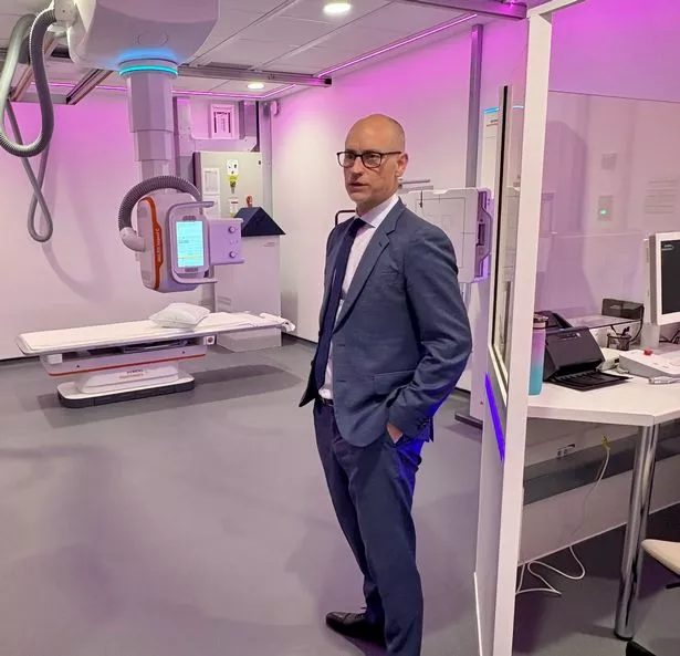 Minister of State for Care Stephen Kinnock at North Solihull Community Diagnostic Centre. Pic: Gurdip Thandi LDR