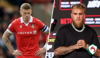 'Sign me up'... Wrexham star calls out Jake Paul for a boxing match and insists he'd beat him