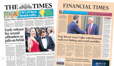 The headline on the front page of the Daily Mail reads: "Yet another Labour plan to go soft on criminals".