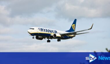 Man fined £3,000 for forcing Glasgow Ryanair flight to divert over disruptive behaviour