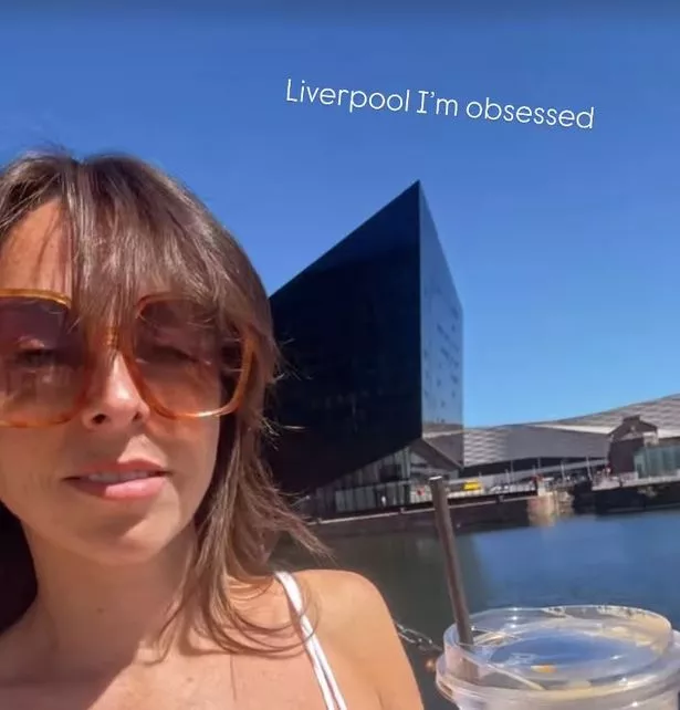 Former EastEnders star Louisa Lytton in Liverpool