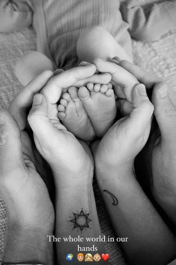 Made In Chelsea star gives birth and shares adorable first snaps of tot