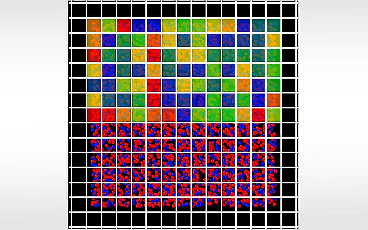 An 'invisible order' in glass shapes vibrations in the terahertz frequency range