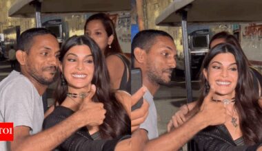 Jacqueline Fernandez’s manager pushes fan for getting too close for a selfie; netizens say, ‘Men really need to behave’ | Hindi Movie News