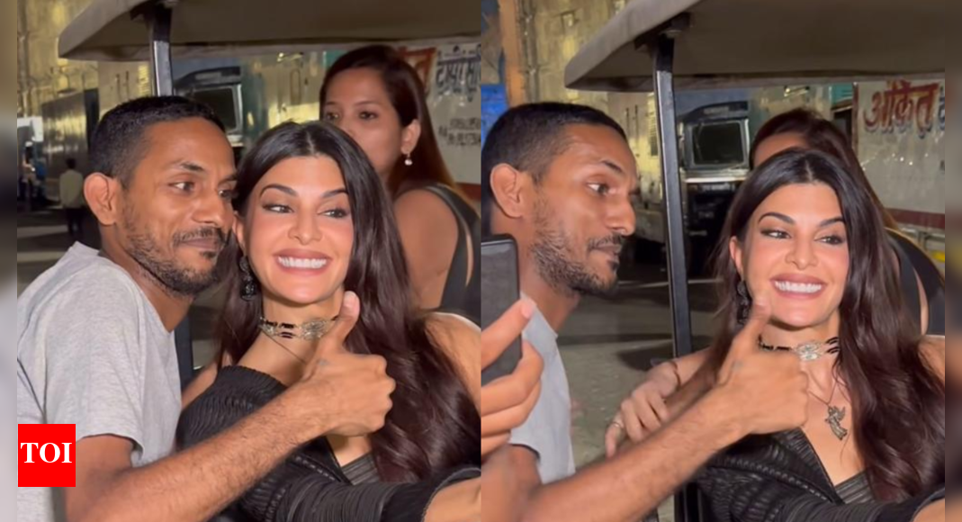 Jacqueline Fernandez’s manager pushes fan for getting too close for a selfie; netizens say, ‘Men really need to behave’ | Hindi Movie News