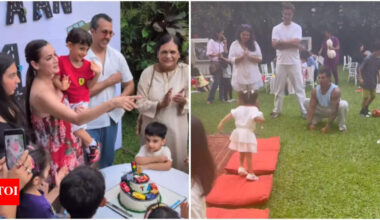 Dia Mirza’s son Avyaan’s 4th birthday bash: Bipasha Basu, Shreya Ghoshal, Neha Dhupia and kids celebrate with loads of fun | Hindi Movie News