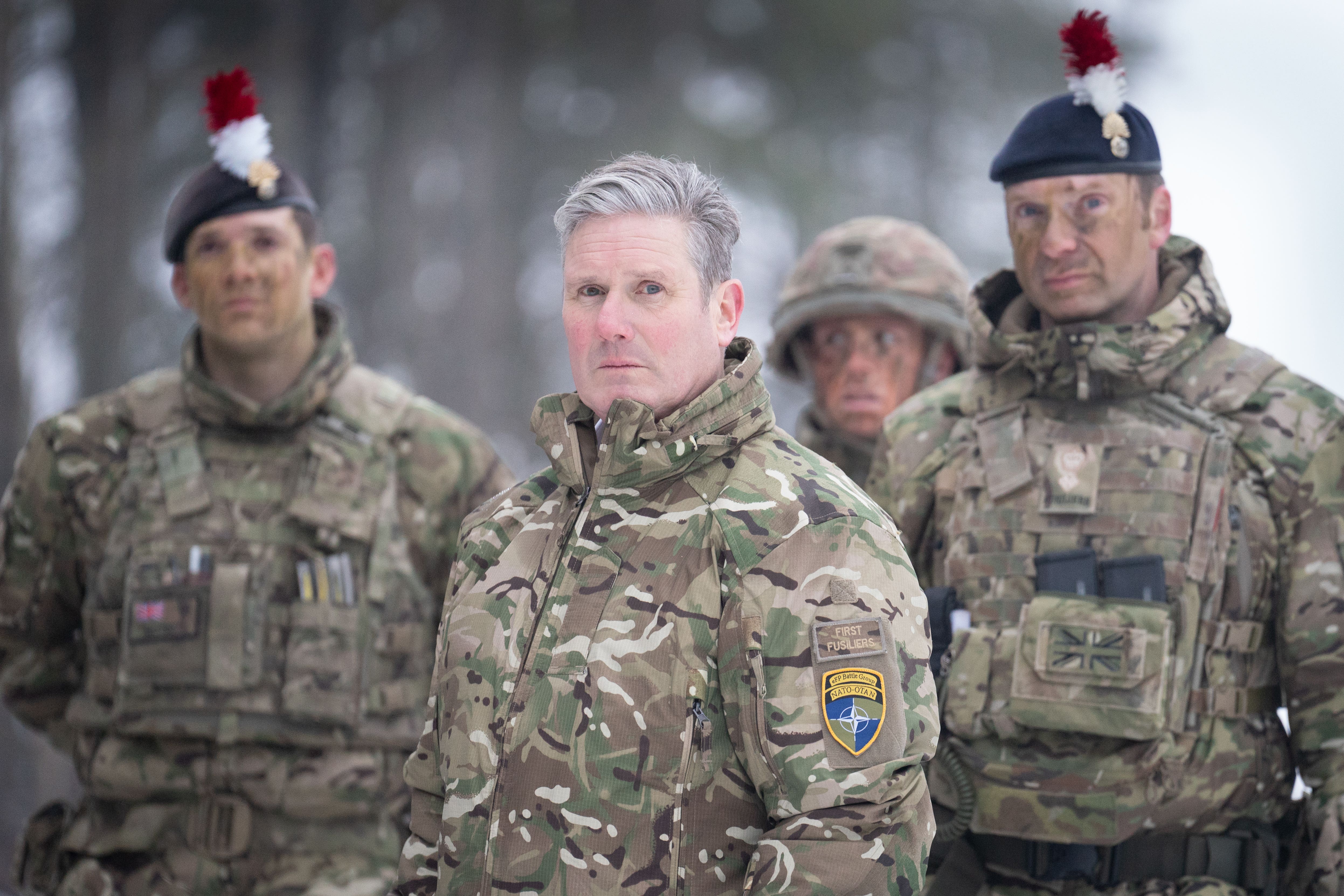 Sir Keir Starmer is hoping for stronger ties with Europe on defence