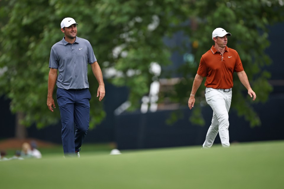 Scheffler and McIlroy have had to deal with driver testing this week