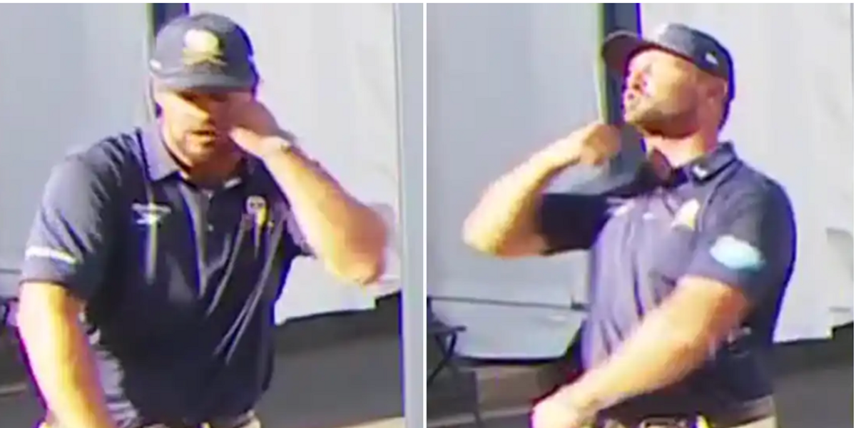 Bryson DeChambeau appears to punch himself repeatedly after struggling at PGA Championship