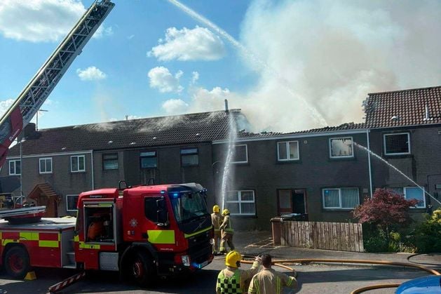 Drumaness, Ballynahinch: Fire Service responds to oil tank fire in Co Down