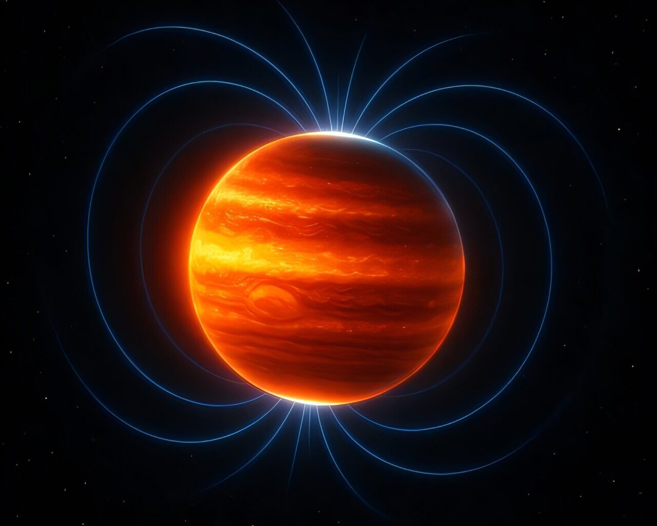 Jupiter was formerly twice its current size and had a much stronger magnetic field, study says