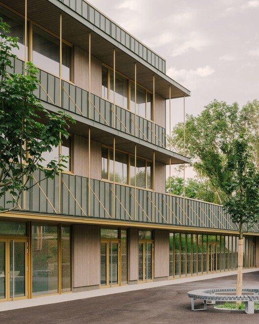 Maryse Bastié Middle School Reconstruction / Tectoniques Architects - Exterior Photography