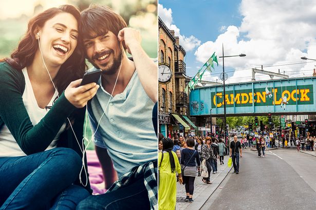 Camden, south London, has been named Britain's most musical area