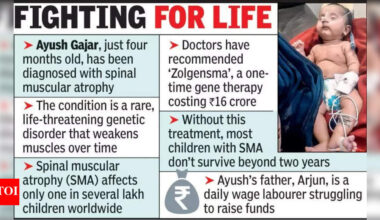 Infant son needs Rs16cr jab against rare genetic disorder, labourer pleads for aid | Nagpur News
