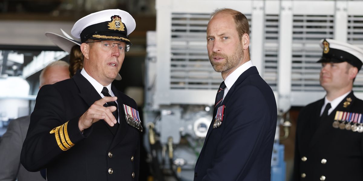 Prince William left in awe at warship 'screaming of UK power'