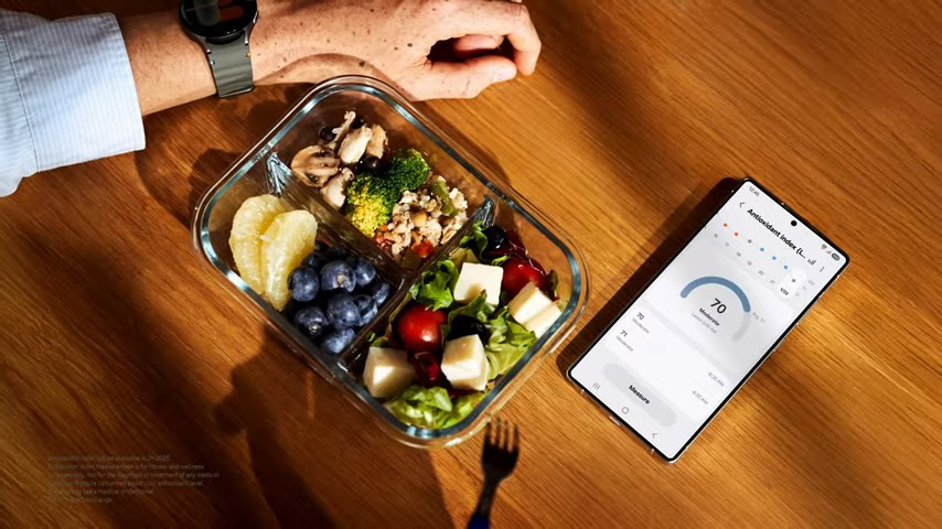 Samsung Health Antioxidant Index feature