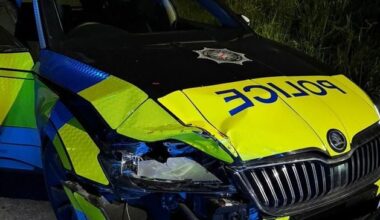 Police officer suffers spinal fracture after vehicle ‘used as a weapon’ in ramming incident