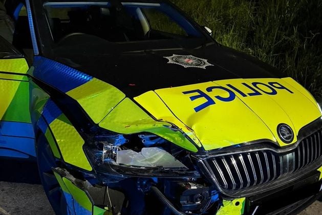 Police officer suffers spinal fracture after vehicle ‘used as a weapon’ in ramming incident