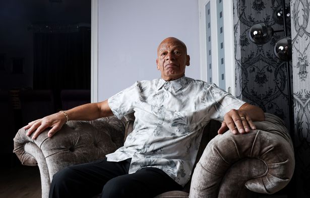 Michael Showers pictured at home in Liverpool