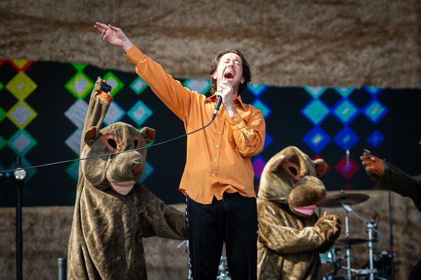 Matthew Murphy of The Wombats performs during day 1 of BBC Radio 1's Big Weekend at Sefton Park