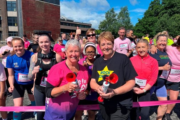 Dawn Mackey and Avril Campbell: Two NI friends in cancer remission reveal their ‘singing lifeline’ during Race For Life Belfast event