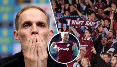 West Ham fans target Thomas Tuchel with chants as Jarrod Bowen embarrasses England boss