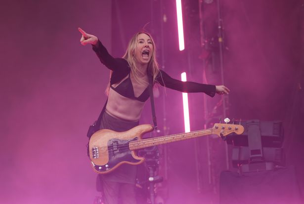 Haim performance at BBC Radio 1 Big Weekend at Sefton Park, Liverpool. Photo by Colin Lane