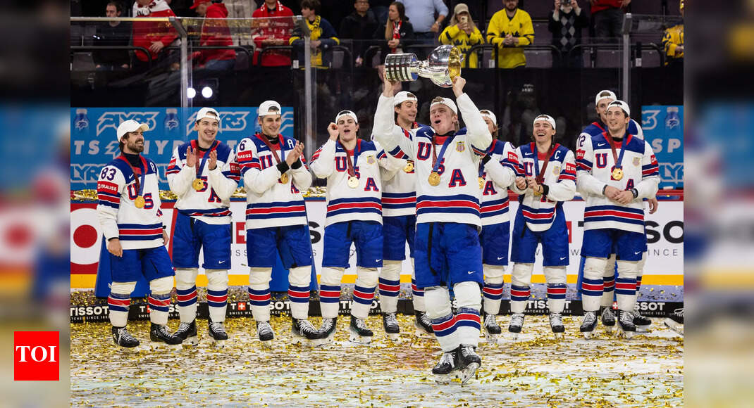 Historic victory: USA men’s hockey wins IIHF World Championship gold after 92 years | International Sports News